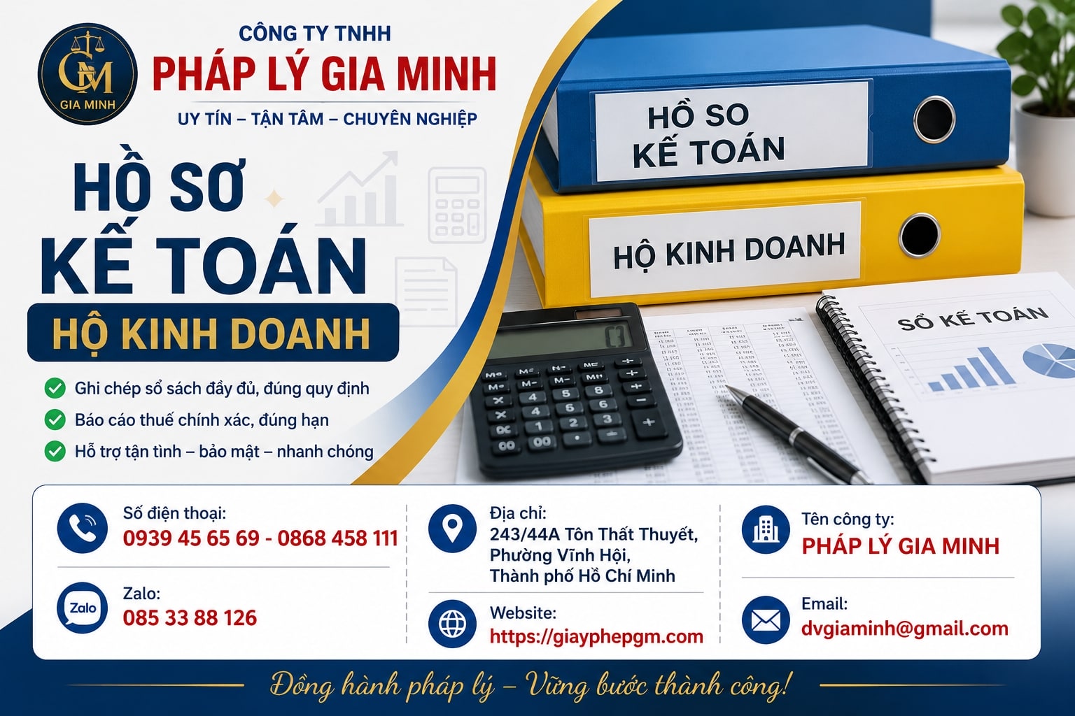 Hồ sơ kế toán hộ kinh doanh Cao Bằng