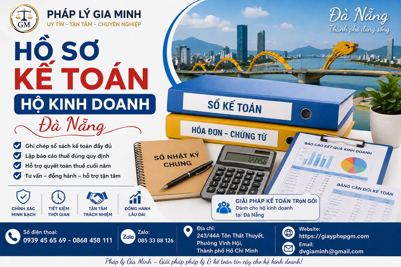 Dịch vụ kế toán cho hộ kinh doanh cá thể tại Đà Nẵng – Nhanh chóng, uy tín, trọn gói 13 Hồ sơ kế toán hộ kinh doanh Đà Nẵng