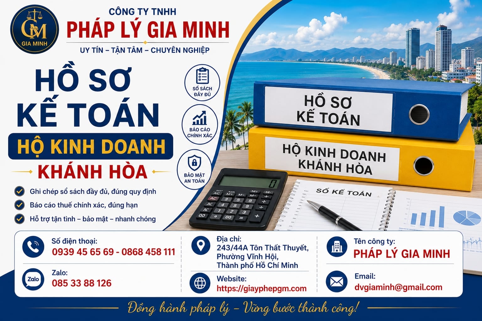 Hồ sơ kế toán hộ kinh doanh Khánh Hòa