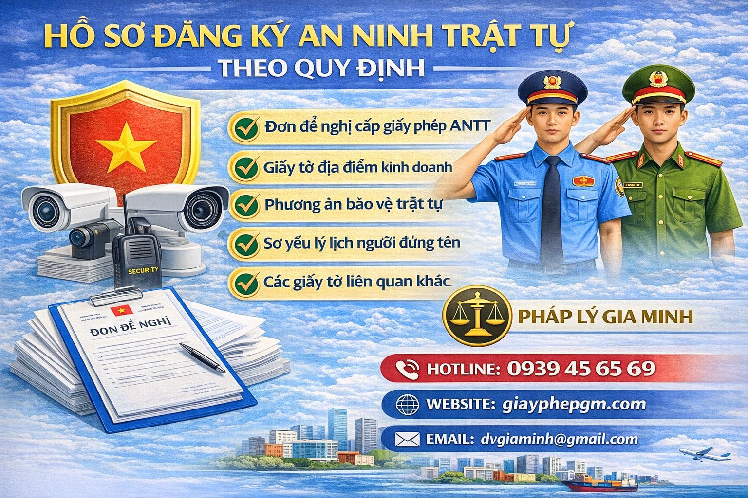 Hồ sơ xin giấy chứng nhận an ninh trật tự TP Hồ Chí Minh