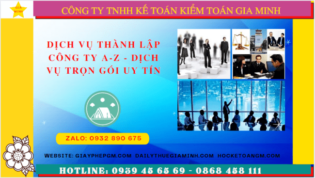 Dịch vụ thành lập doanh nghiệp giá rẻ uy tín tại Thanh Hóa