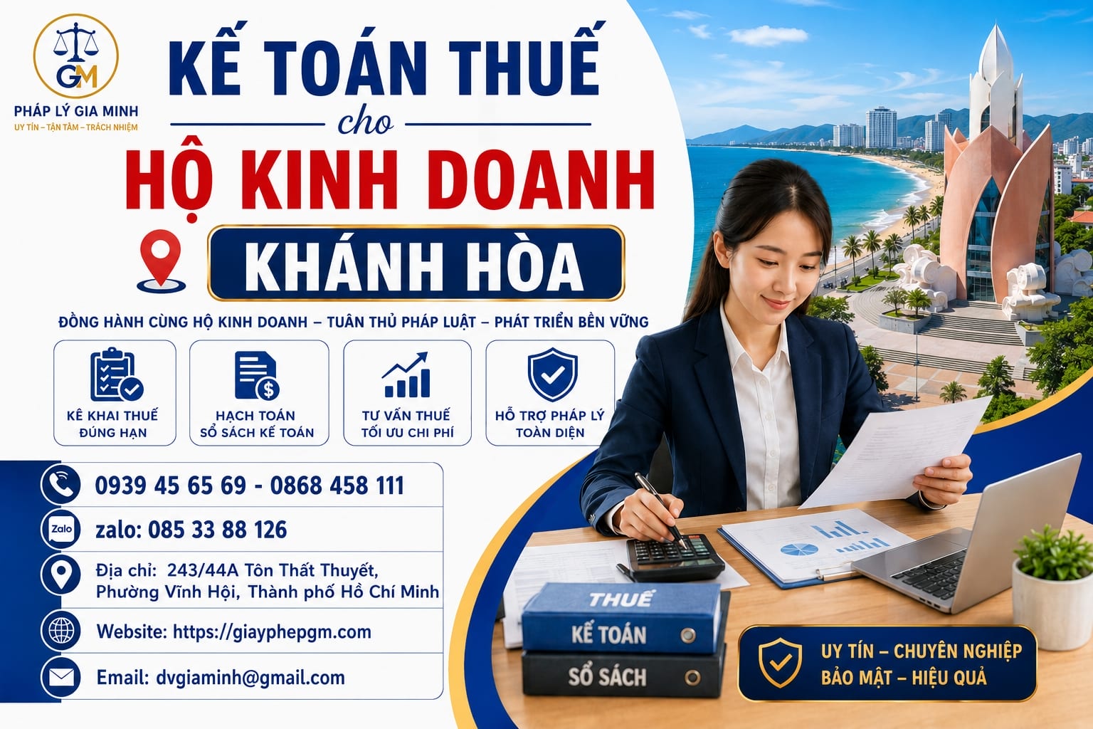 Kế toán thuế cho hộ kinh doanh Khánh Hòa