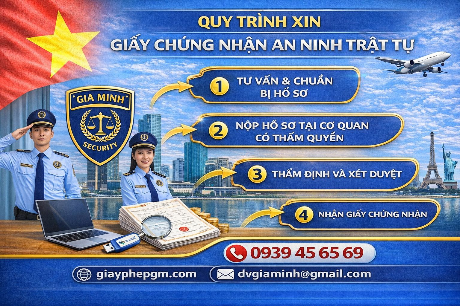 Quy trình đăng ký giấy an ninh trật tự TP Hồ Chí Minh
