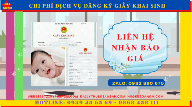 Chi phí đăng ký giấy khai sinh nhanh tại Kon Tum
