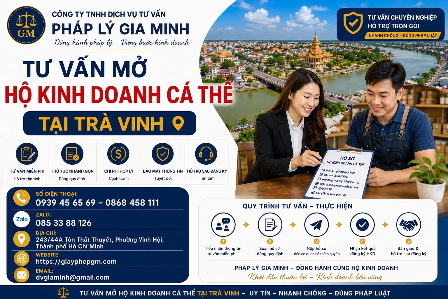 Tư vấn mở hộ kinh doanh cá thể tại Trà Vinh