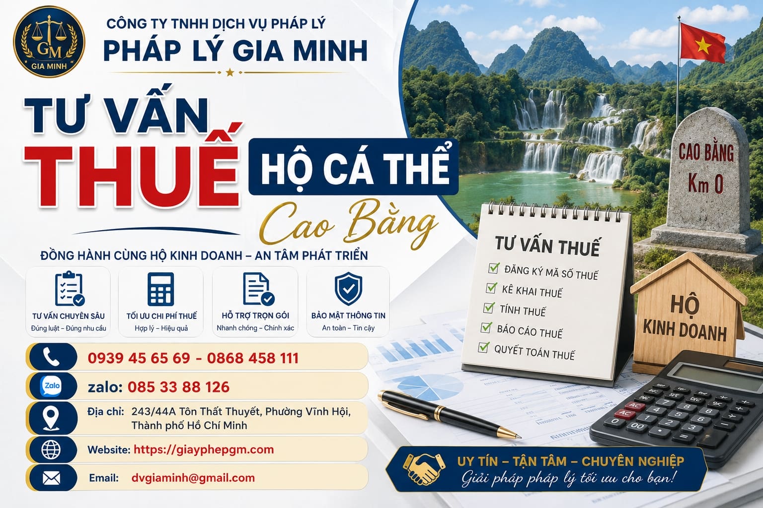 Tư vấn thuế hộ cá thể Cao Bằng