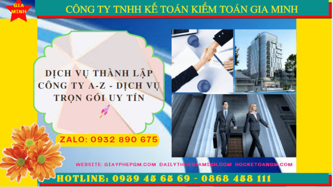 Dịch vụ thành lập công ty a-z - dịch vụ trọn gói uy tín tại thành phố hưng yên 14 Dịch vụ thành lập công ty a – z - dịch vụ trọn gói tại Thành Phố Hưng Yên