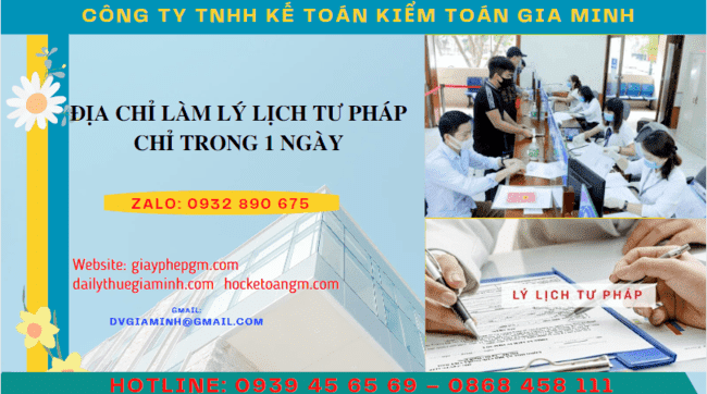 Hướng dẫn thủ tục làm lý lịch tư pháp Huế