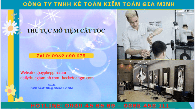THỦ TỤC MỞ TIỆM CẮT TÓC TẠI ĐÀ NẴNG 8 Quy trình thủ tục mở tiệm cắt tóc tại Đà Nẵng
