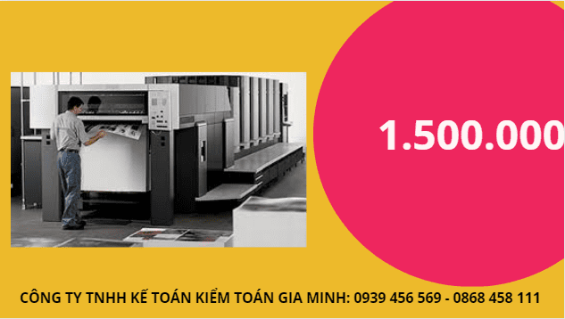 Chi phí thành lập doanh nghiệp ngành in ấn