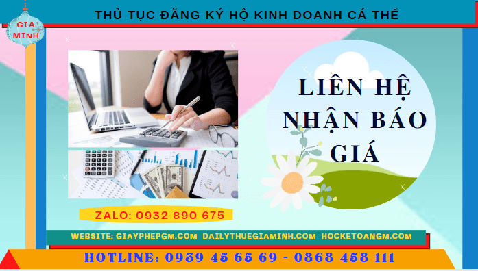 Chi phí thủ tục đăng ký hộ kinh doanh cá thể tại Cà Mau