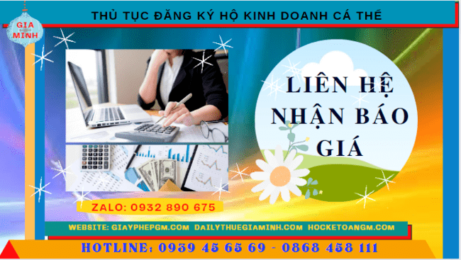 Chi phí thủ tục đăng ký hộ kinh doanh cá thể tại Long An