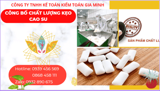 CÔNG BỐ CHẤT LƯỢNG KẸO CAO SU 4 Dịch vụ công bố chất lượng kẹo cao su nhập khẩu