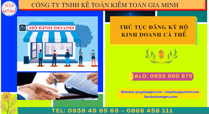 Thủ tục đăng ký hộ kinh doanh cá thể tại quận bình thạnh - tphcm 4 Hồ sơ đăng ký hộ kinh doanh cá thể tại Quận Bình Thạnh- TPHCM
