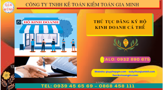 Thủ tục đăng ký hộ kinh doanh cá thể tại thành phố phủ lý 6 Thủ tục thành lập hộ kinh doanh cá thể tại Thành phố Phủ Lý