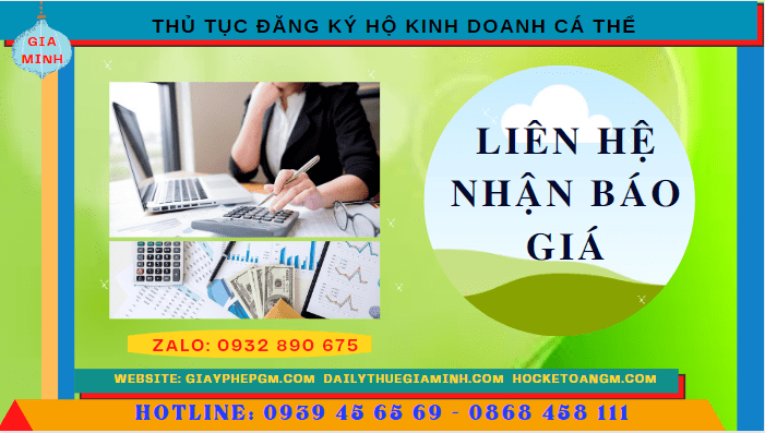 THỦ TỤC ĐĂNG KÝ HỘ KINH DOANH CÁ THỂ TẠI QUẬN GÒ VẤP-TPHCM 5 Chi phí thủ tục đăng ký hộ kinh doanh cá thể tại Quận Gò Vấp- TPHCM