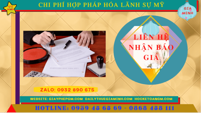 Hướng dẫn hợp pháp hóa lãnh sự giấy tờ của mỹ 5 Chi phí hợp pháp hóa chứng nhận lãnh sự Mỹ