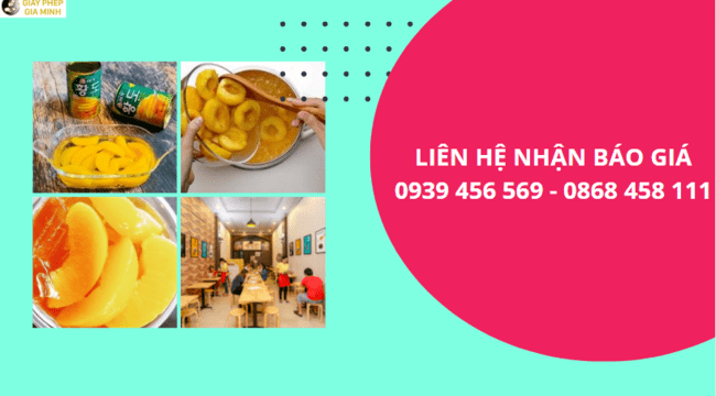 Dịch vụ công bố đào ngâm nhập khẩu 5 Chi phí công bố sản phẩm đào ngâm trọn gói