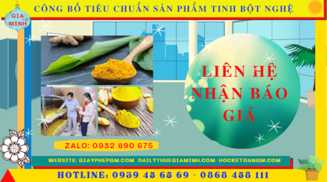 Công Bố Chất Lượng Tinh Bột Nghệ – Hướng Dẫn Chi Tiết Thủ Tục và Quy Trình Chuẩn Nhất 5 Chi phí công bố sản phẩm tinh bột nghệ trọn gói
