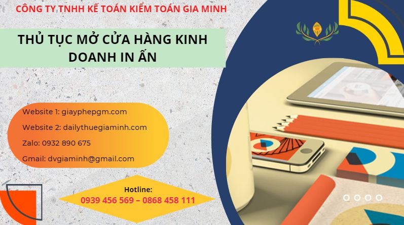 Thủ tục mở cửa hàng kinh doanh in ấn thành công 100 6 Kinh nghiệm làm Hướng dẫn thủ tục mở cửa hàng kinh doanh in ấn thành công
