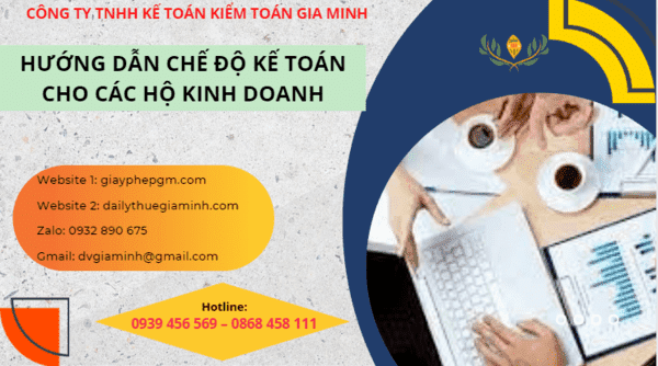 Dịch vụ quyết toán thuế cho các hộ kinh doanh