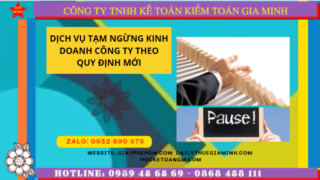 Thủ tục tạm ngừng kinh doanh công ty tại Tây Ninh