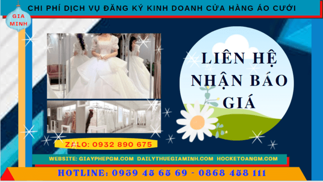 Mở Cửa Hàng Áo Cưới Tại Bạc Liêu: Thủ Tục Đăng Ký Kinh Doanh Và Chiến Lược Thành Công 5 Chi phí mở cửa hàng đồ cưới tại Bạc Liêu