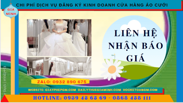 Chi phí mở cửa hàng đồ cưới tại ĐIện Biên