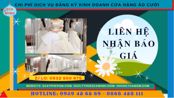 Chi phí mở cửa hàng đồ cưới tại Lâm Đồng