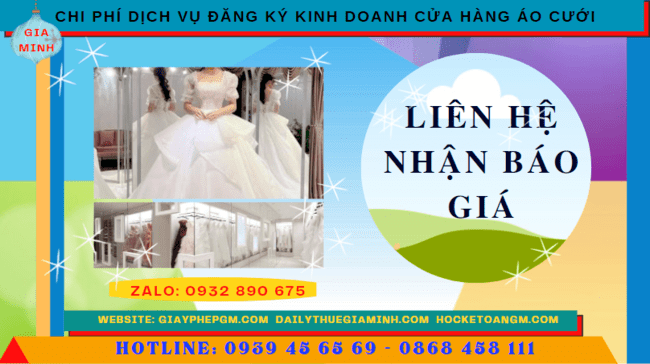 Chi phí mở cửa hàng đồ cưới tại Nam Định