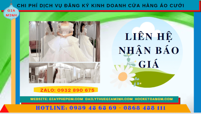 Chi phí mở cửa hàng đồ cưới tại Ninh Thuận