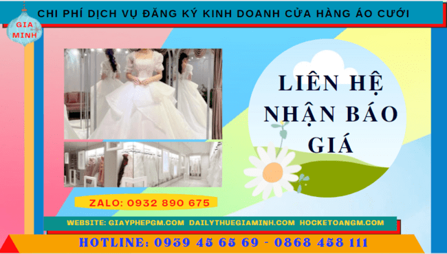 Chi phí mở cửa hàng đồ cưới tại Quảng Nam
