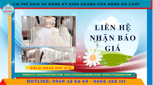 Chi phí mở cửa hàng đồ cưới tại Quảng Ninh
