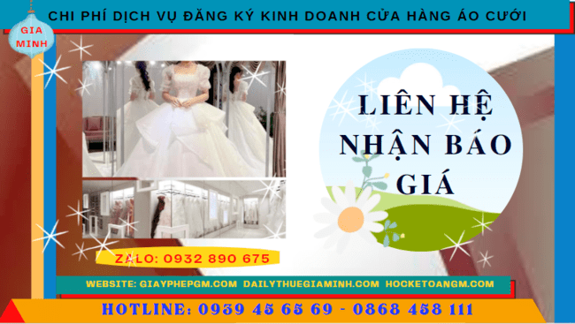 Chi phí mở cửa hàng đồ cưới tại Thái Nguyên