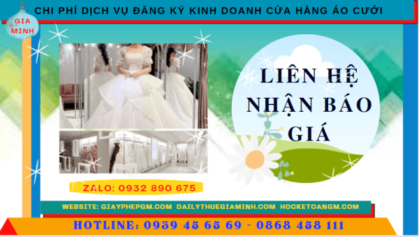 Chi phí mở cửa hàng đồ cưới tại Thanh Hóa