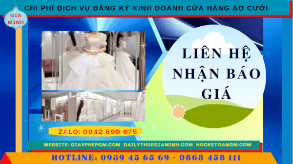 Chi phí mở cửa hàng đồ cưới tại Quận Ninh Kiều