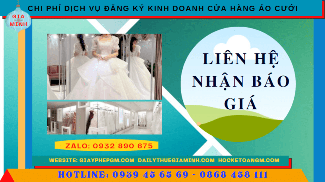 Chi phí mở cửa hàng đồ cưới tại Thành phố Phủ Lý