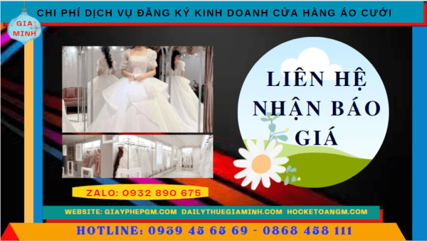 Chi phí mở cửa hàng đồ cưới tại Thành phố Hồ Chí Minh