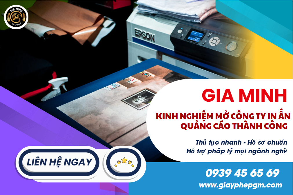 Kinh nghiệm mở công ty in ấn quảng cáo thành công từ con số 0