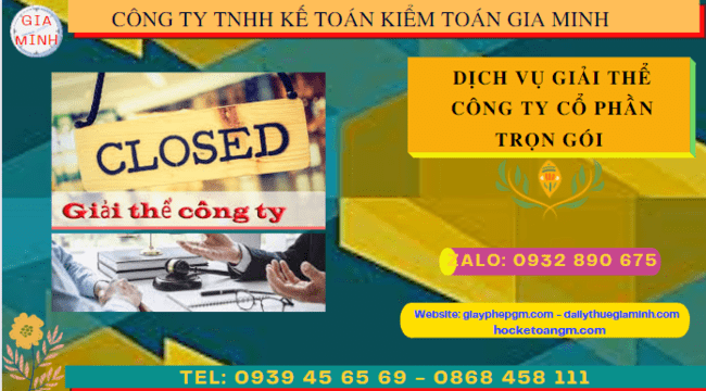 Dịch Vụ Giải Thể Công Ty Cổ Phần Tại Hậu Giang Uy Tín, Chuyên Nghiệp 8 Giải thể công ty cổ phần điều kiện, thủ tục như thế nào tại Hậu Giang