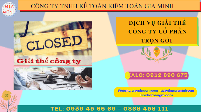 Dịch vụ giải thể công ty cổ phần trọn gói tại ninh thuận 8 Giải thể công ty cổ phần điều kiện, thủ tục như thế nào tại Ninh Thuận