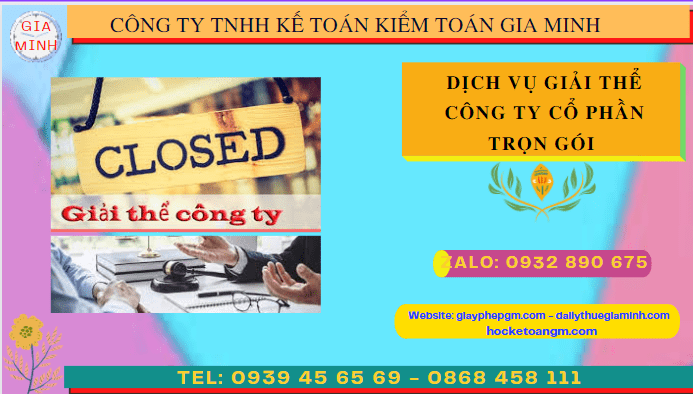 Dịch vụ giải thể công ty cổ phần trọn gói tại Thành phố Huế uy tín 12 Giải thể công ty cổ phần điều kiện, thủ tục như thế nào tại Thành Phố Huế