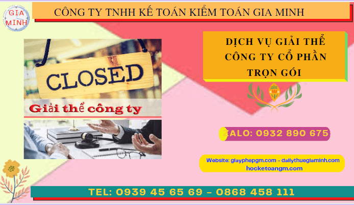 Dịch vụ giải thể công ty cổ phần trọn gói tại nha trang 8 Giải thể công ty cổ phần điều kiện, thủ tục như thế nào tại Nha Trang