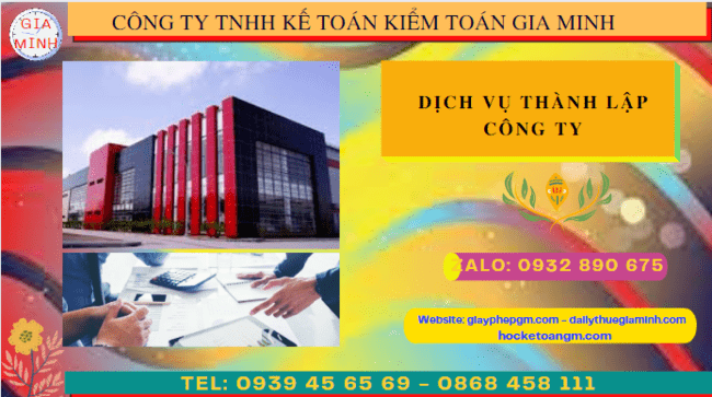 Dịch vụ thành lập công ty huế chỉ 1.000.000 đồng 8 Thực hiện thủ tục thành lập công ty giá rẻ chỉ 1.000.000 tại Huế