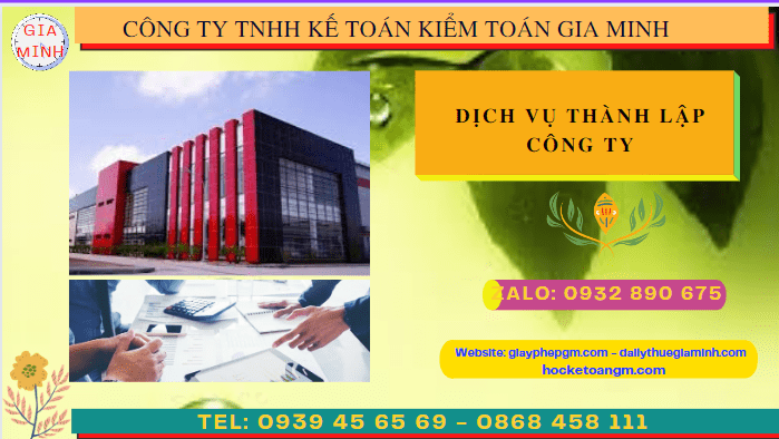Dịch vụ thành lập công ty hòa bình chỉ 1.000.000 đồng 6 Dịch vụ đăng ký thành lập công ty giả rẻ chỉ 1.000.000 đồng tại Hòa Bình