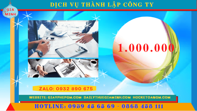 Chi phí dịch vụ thành lập công ty Hà Nam