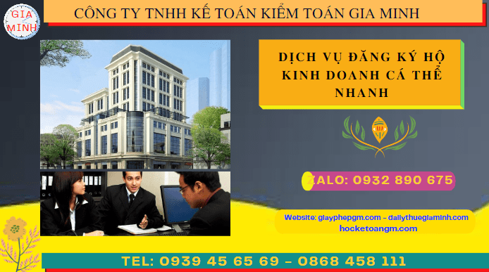 Dịch vụ đăng ký hộ kinh doanh trọn gói tại Vĩnh Long