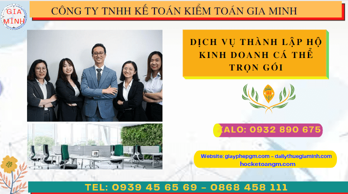 DỊCH VỤ THÀNH LẬP HỘ KINH DOANH CÁ THỂ TRỌN GÓI TẠI CÀ MAU 6 Dịch vụ làm giấy phép kinh doanh tại Cà Mau