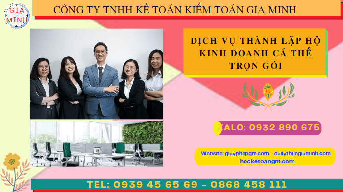 Dịch vụ thành lập hộ kinh doanh cá thể trọn gói tại quảng bình 6 Dịch vụ làm giấy phép kinh doanh tại Quảng Bình