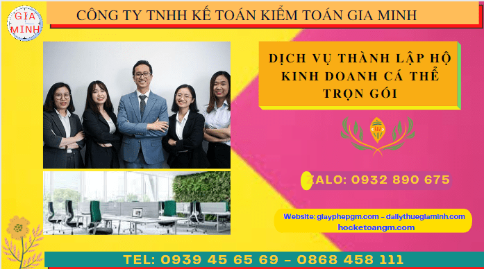 Dịch vụ thành lập hộ kinh doanh cá thể trọn gói tại thái bình 6 Dịch vụ làm giấy phép kinh doanh tại Thái Bình